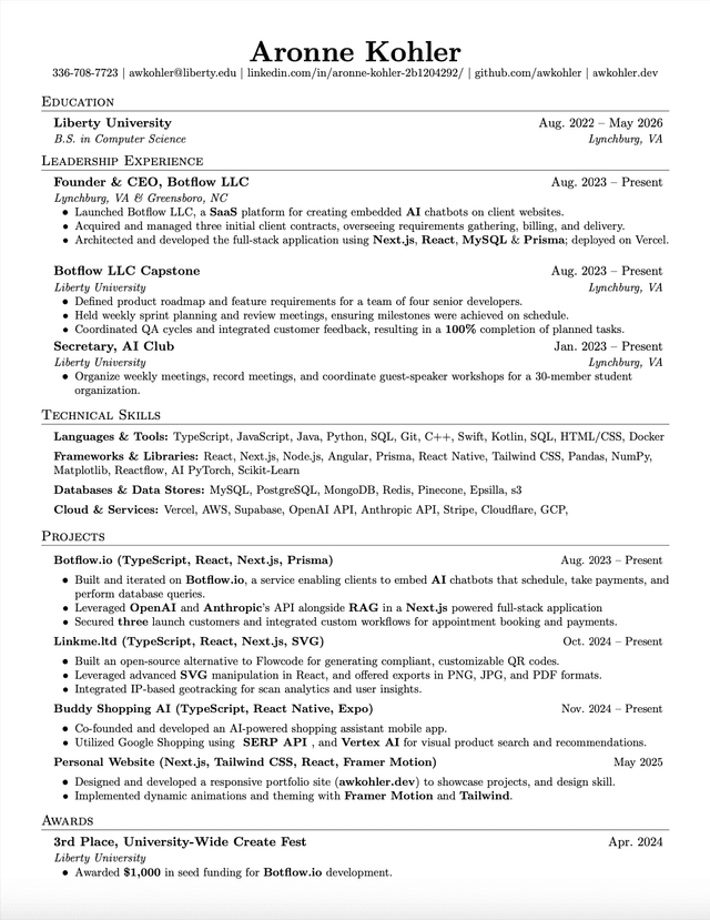 Resume